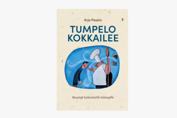 Kannen kuvitus Tumpelo kokkailee